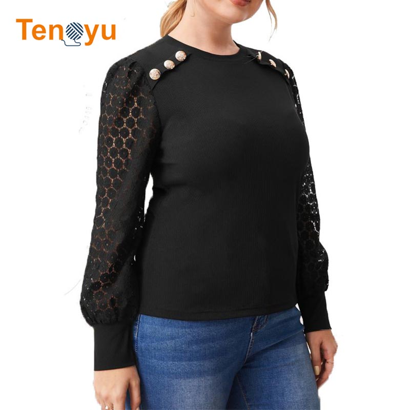 OEM/ODM Beaded Women's Oversized Women's Black Sweater