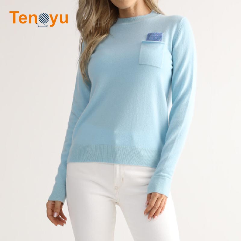 OEM/ODM Spring Long Sleeve Pullover Knitted Sweater