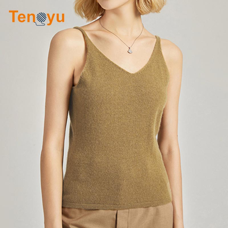 OEM/ODM Custom Superfine Knit Wool Vest Sweater