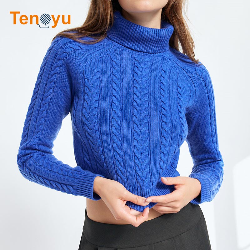 OEM/ODM Women's Raglan Sleeve Knit Pullover Sweater