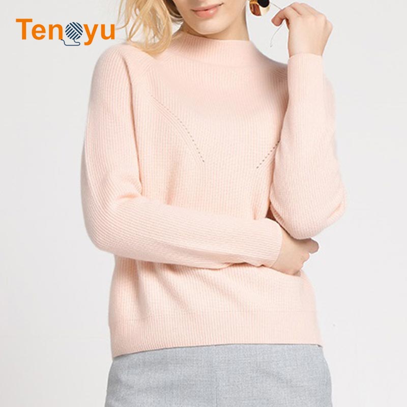 OEM/ODM Crewneck Knit Fancy Women's Sweater