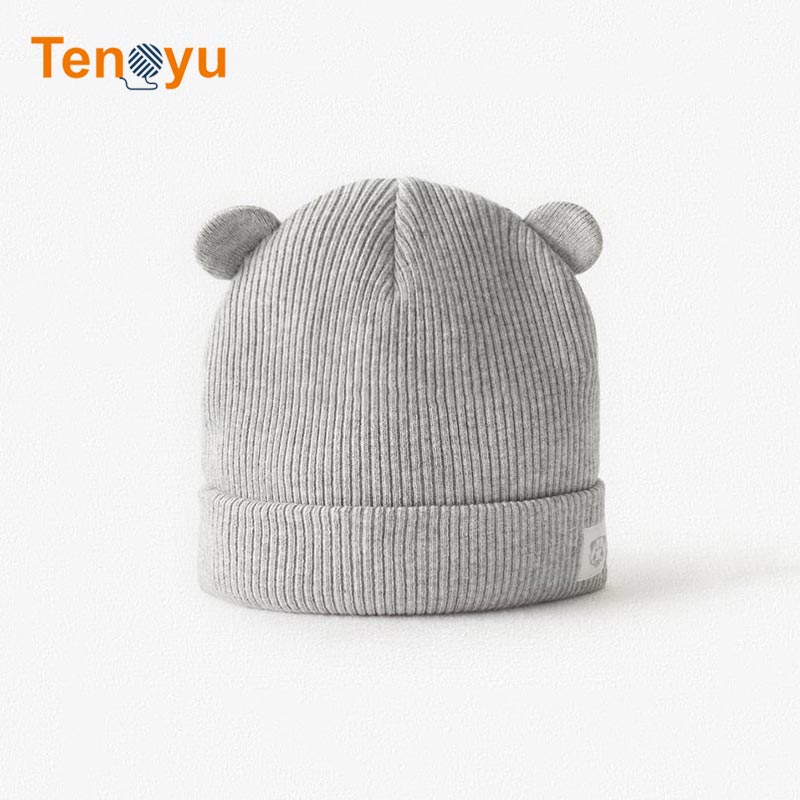 OEM/ODM Wholesale Custom Winter Kids Bear Knit Hat