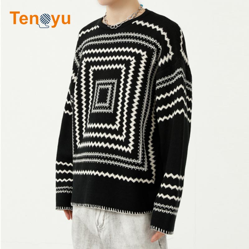 OEM/ODM Supplier Hip Hop Style Knitted Men Sweater