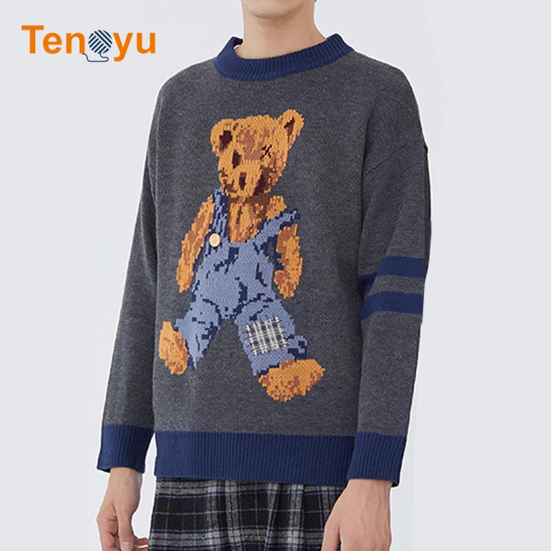 OEM/ODM Factory Custom Brand Cartoon Knit Sweater