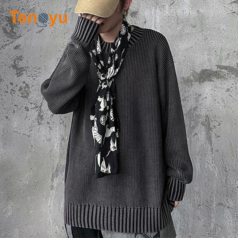 OEM/ODM Wholesale Oversized Men Soft Knit Sweater