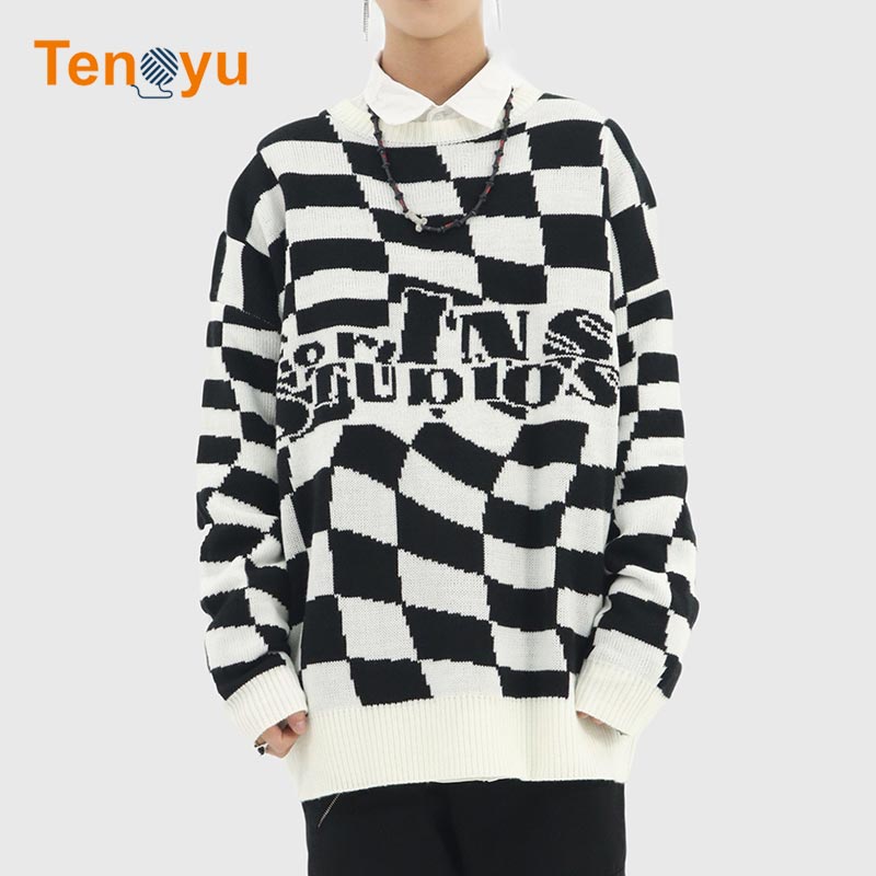 OEM/ODM Wholesale Custom Men Knit Street Sweater