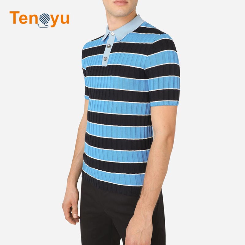 OEM/ODM T-Shirt Short Sleeve Knitted Men Sweater