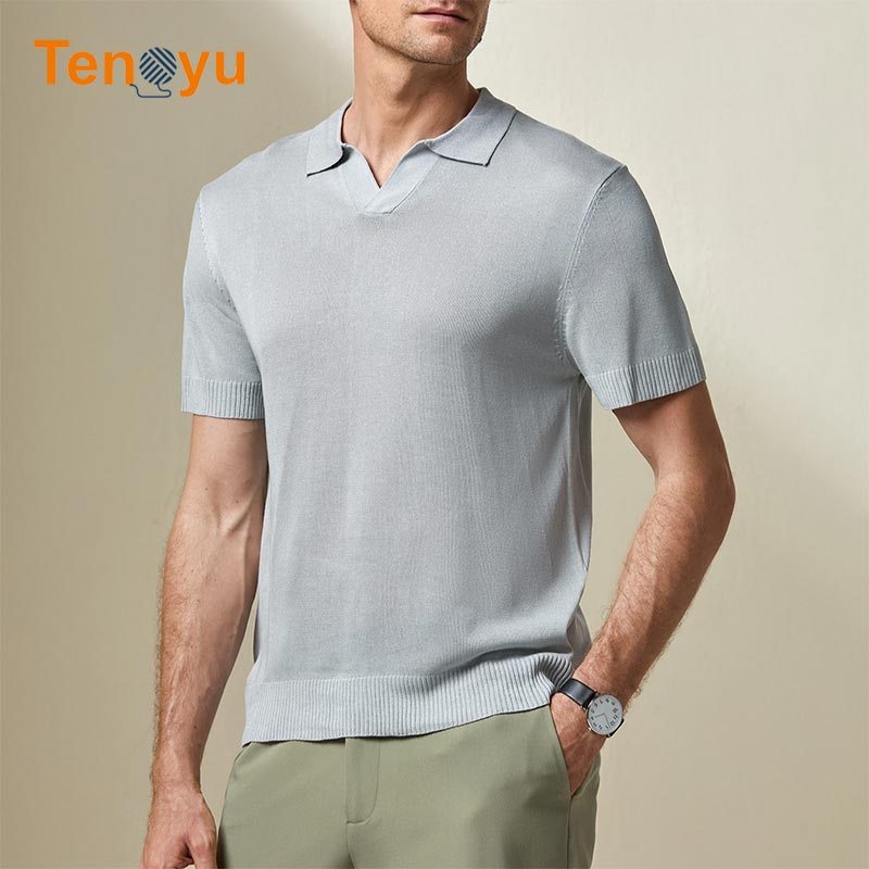 OEM/ODM Cotton Polo Shirt Short Sleeve Men Sweater