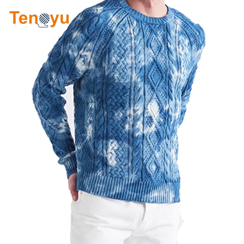 OEM/ODM Fashion Crew Neck Men Knit Pullover Sweater