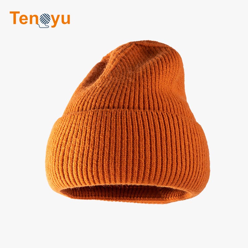 OEM/ODM Winter Neutral Colored Knitted Beanie Hat